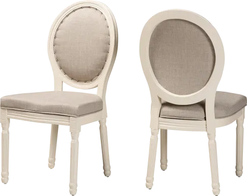 Wauchope White Side Chair, Set of 2