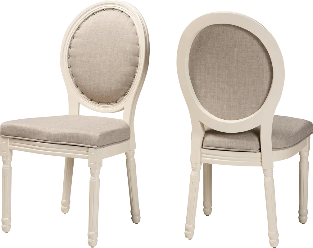 Wauchope White Side Chair, Set of 2