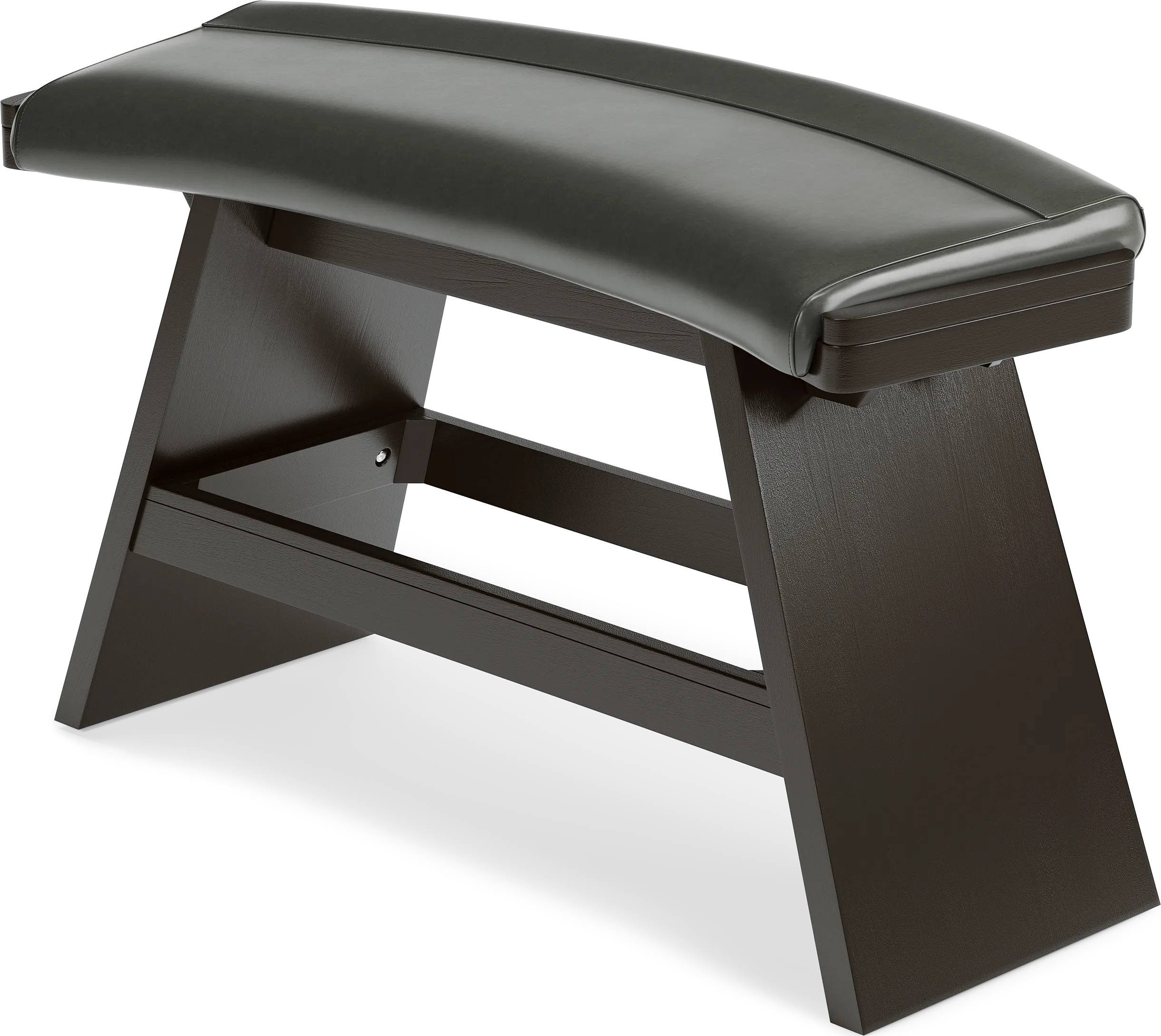 Cider Creek Chocolate 4 Pc Bar Height Dining Room With Gray Stools and Curved Bench - Thumbnail - Image 5