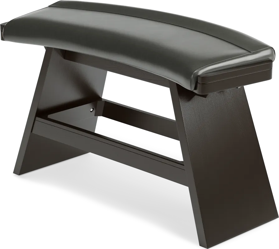 Cider Creek Gray Curved Bar Height Bench