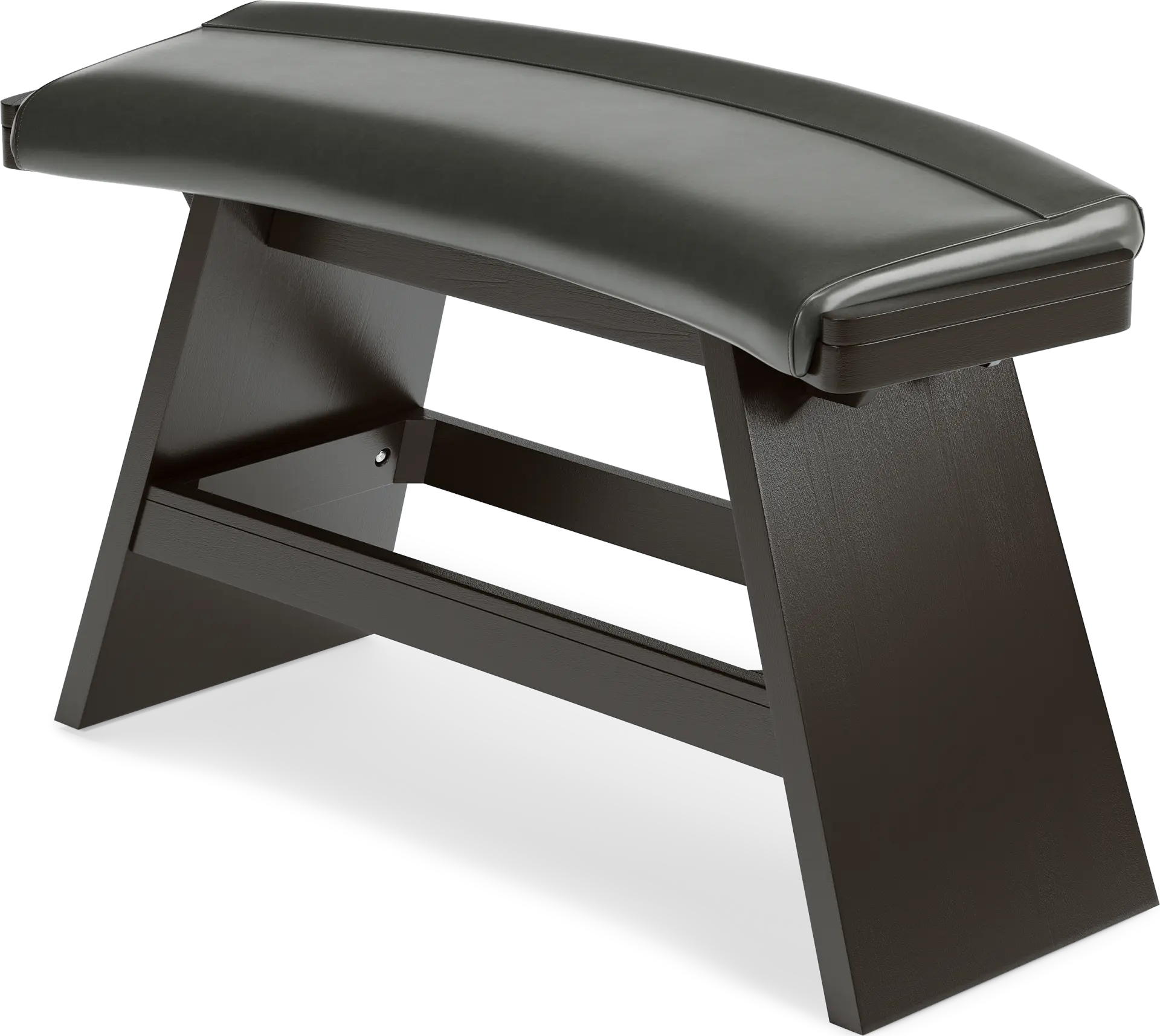 Cider Creek Gray Curved Bar Height Bench