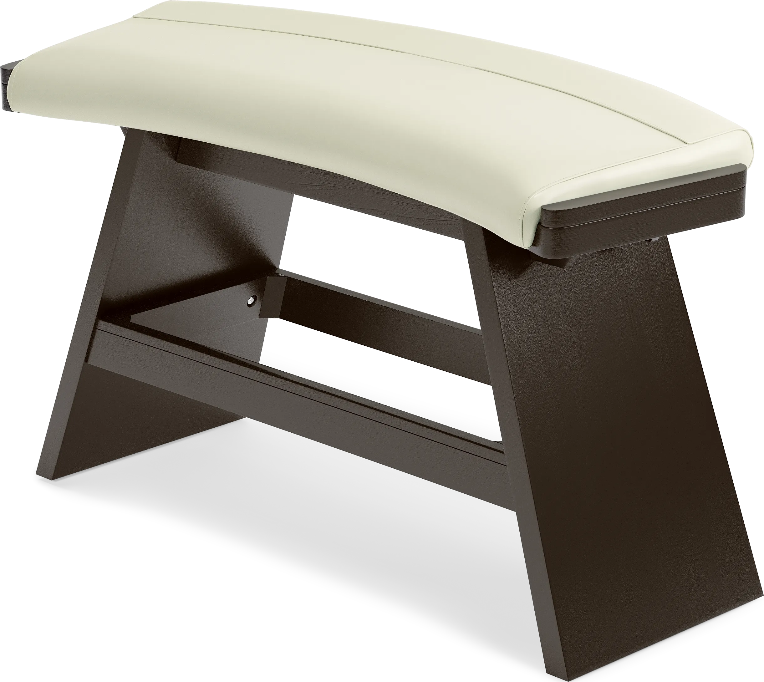 Cider Creek Chocolate 4 Pc Bar Height Dining Room with Vanilla Stools and Curved Bench - Thumbnail - Image 5