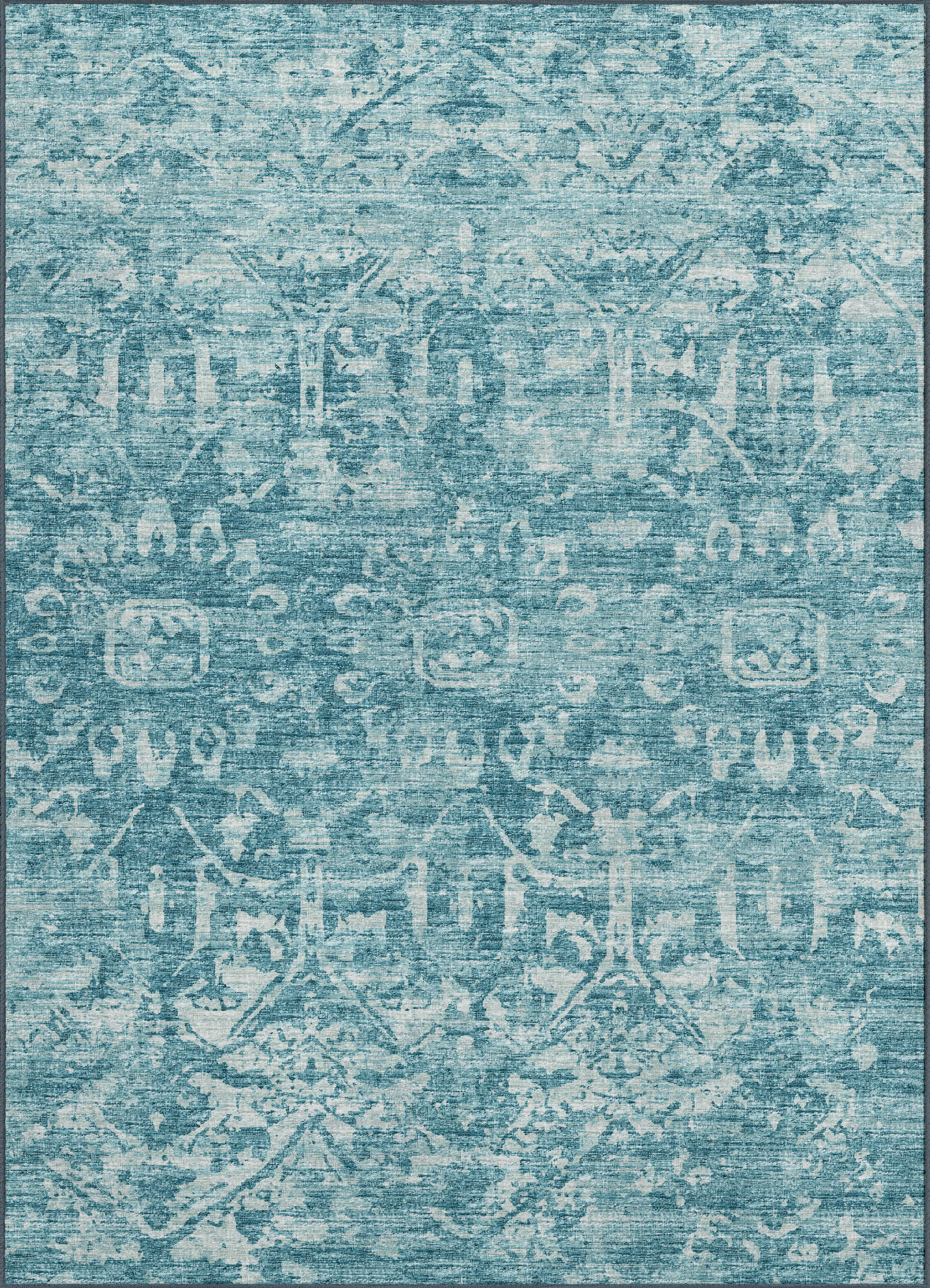 Bowlyn Blue 5' x 8' Rug - Thumbnail - Image 1