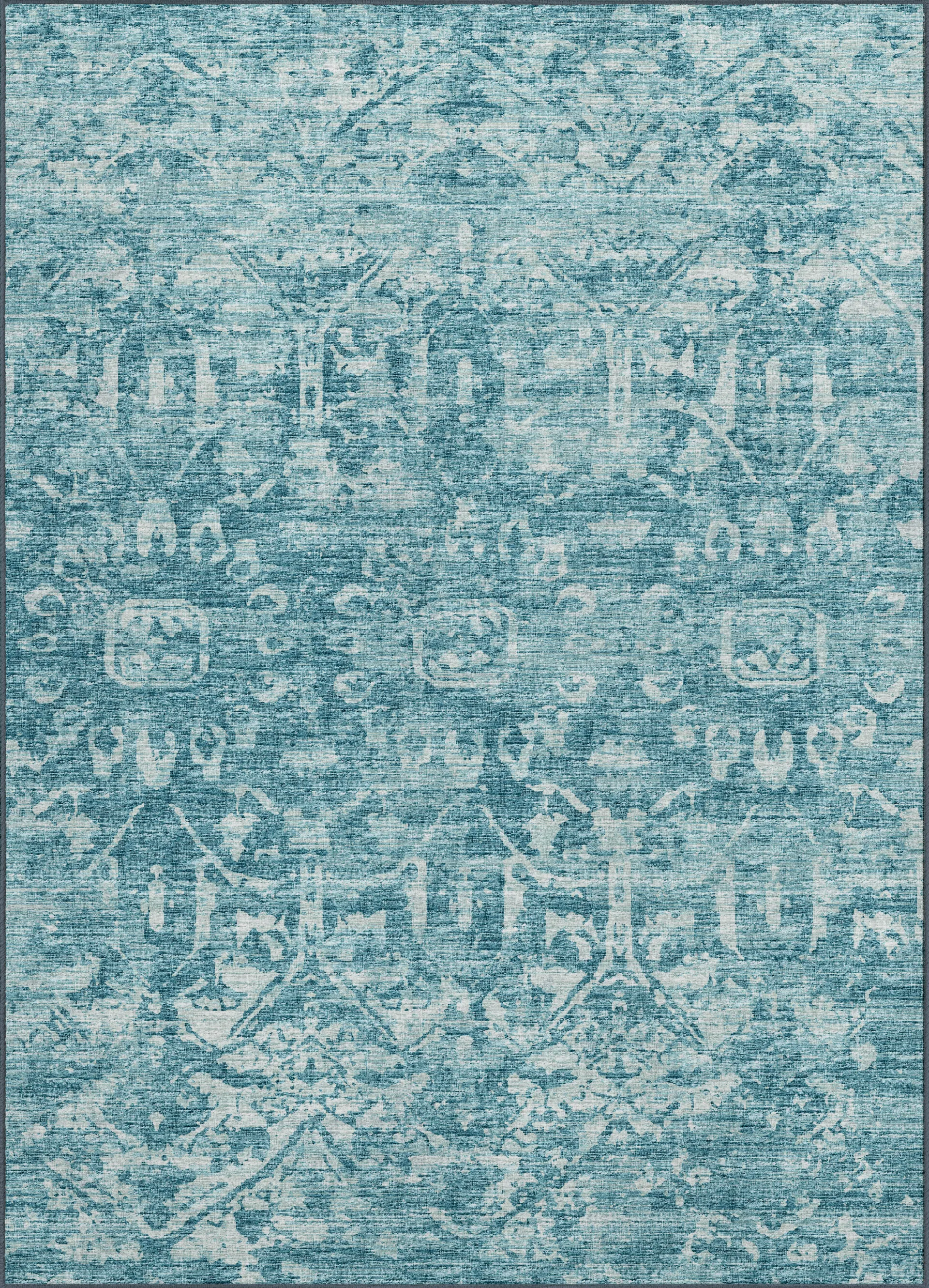 Bowlyn Blue 3' x 5' Rug - Image 1