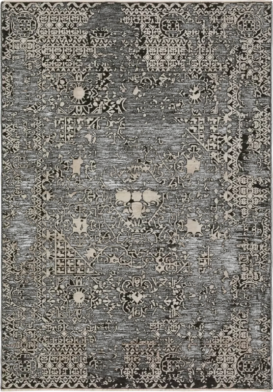 Kilbourne Black 5' x 8' Rug