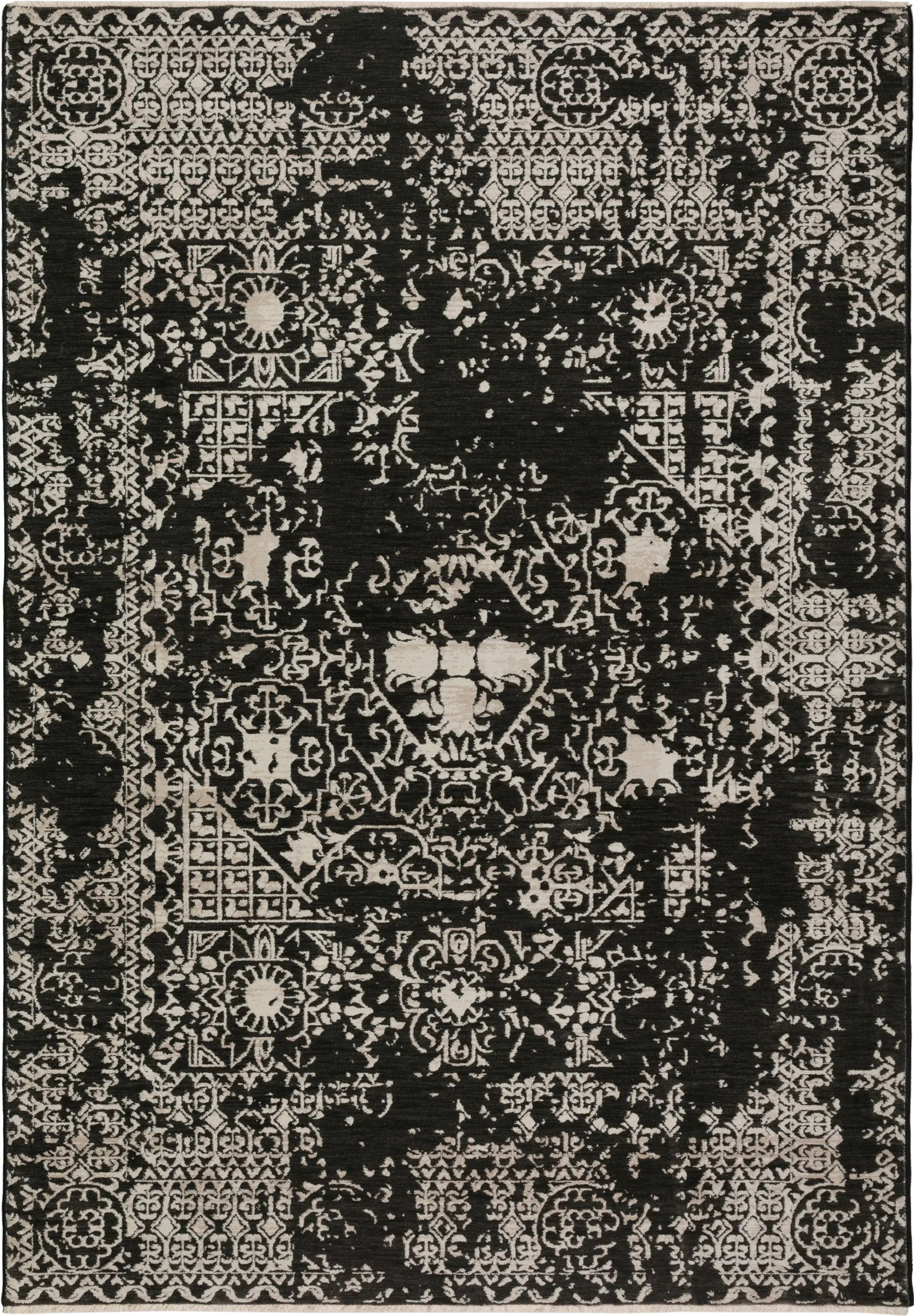 Kilbourne Black 3' x 5' Rug