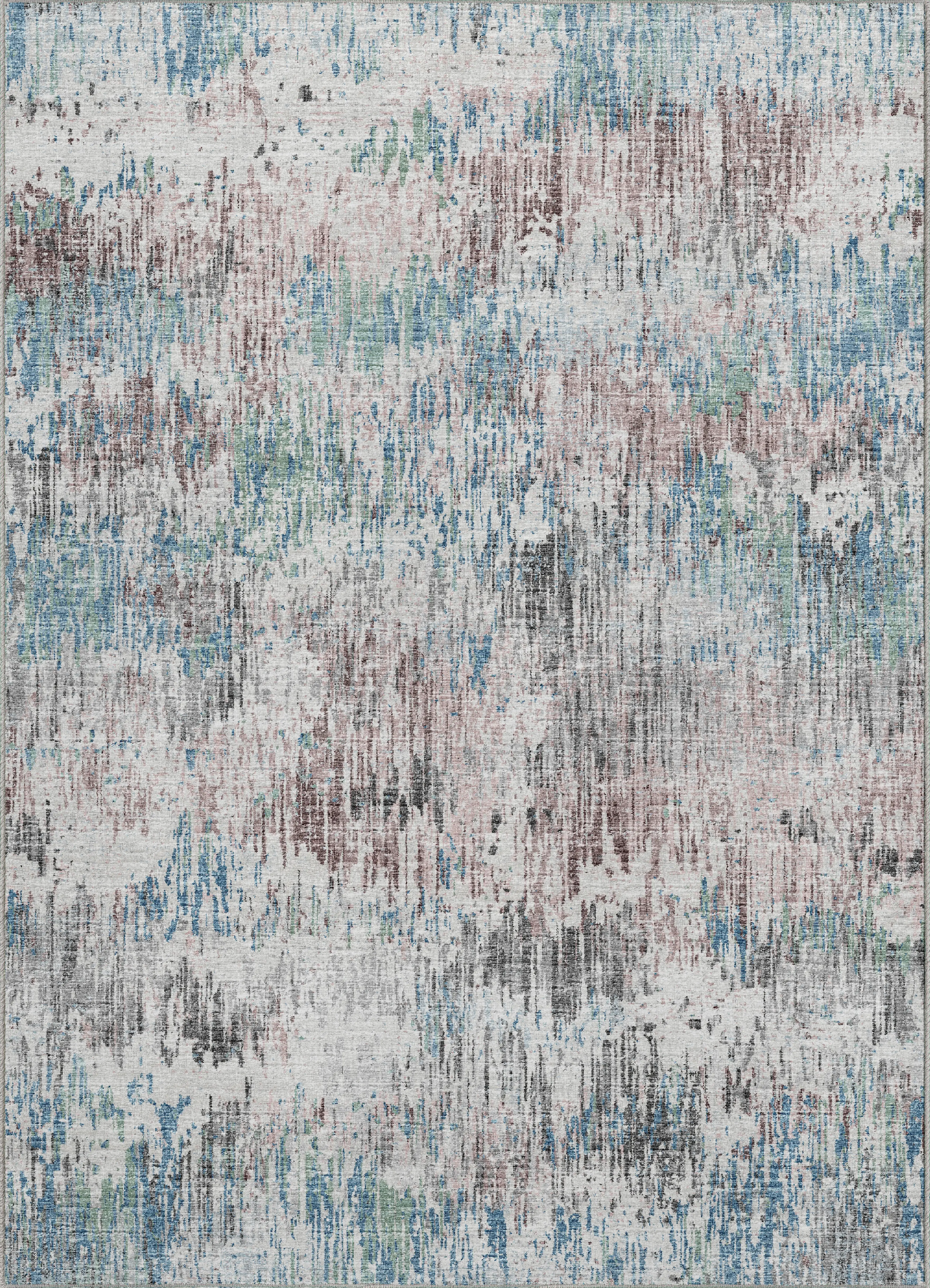 Delappe Blue 5' x 8' Rug - Thumbnail - Image 1