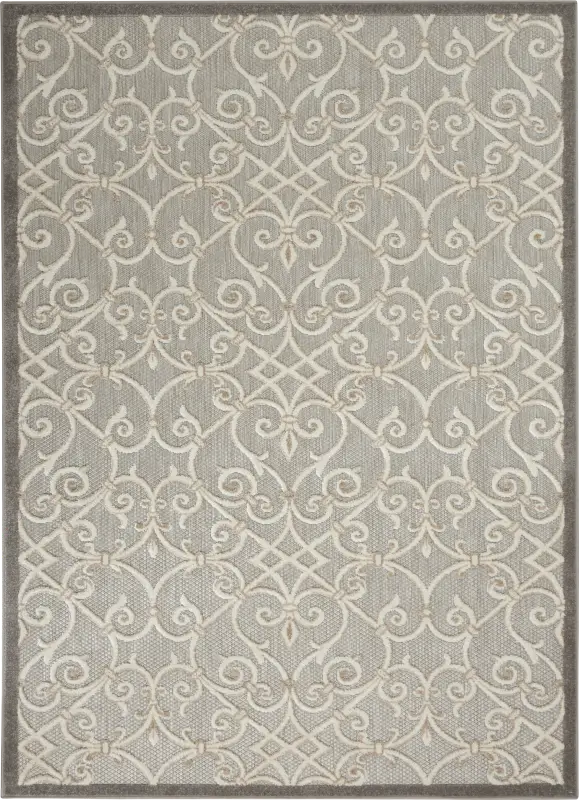 Drayce Natural 5'3 x 7'5 Indoor/Outdoor Rug