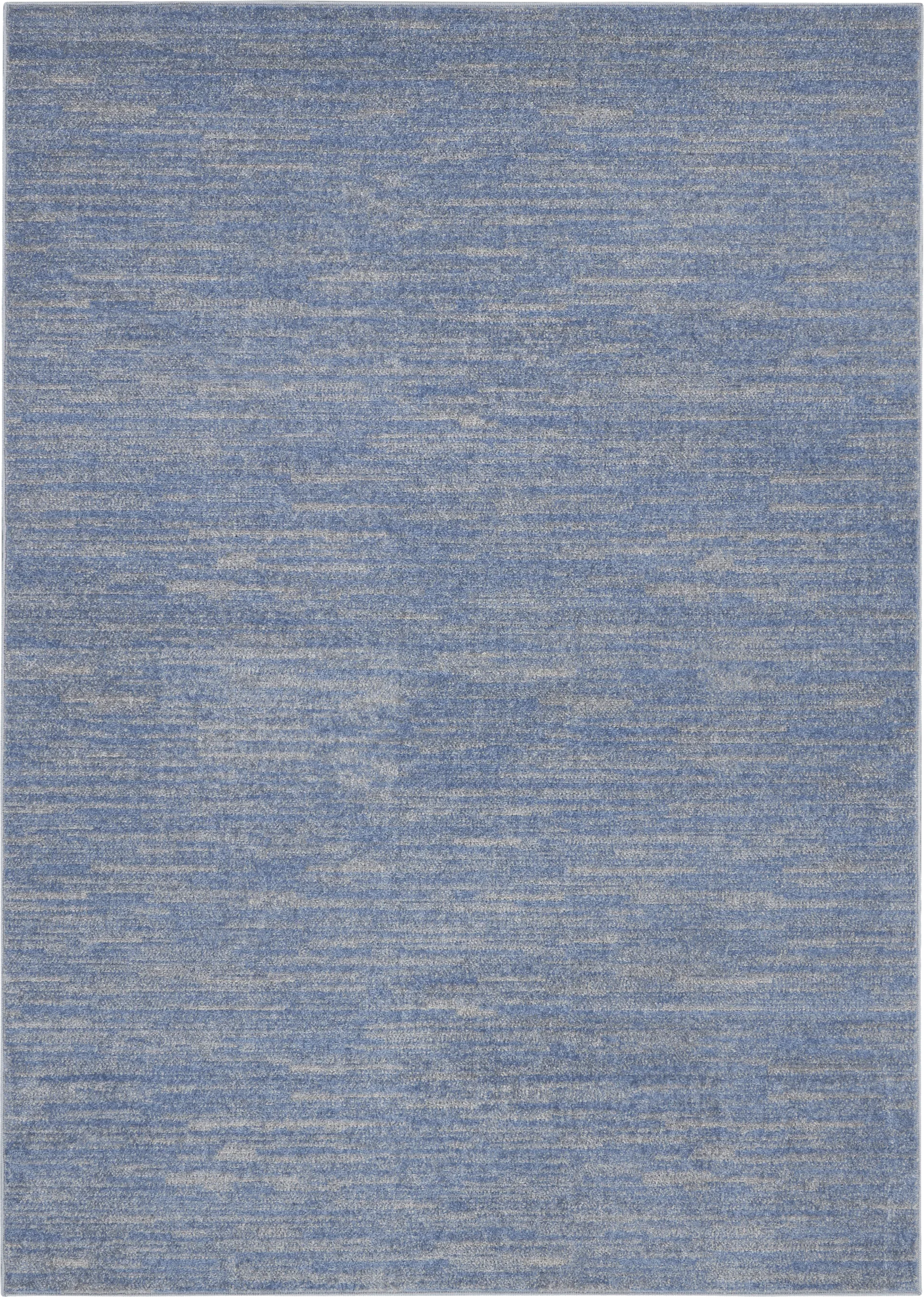 Easthagen Blue/Gray 5' x 7' Indoor/Outdoor Rug - Image 1