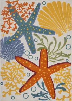 Tempany Multi 7'10 x 10'6 Indoor/Outdoor Rug