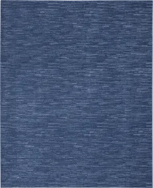 Easthagen Navy Blue 8' x 10' Indoor/Outdoor Rug