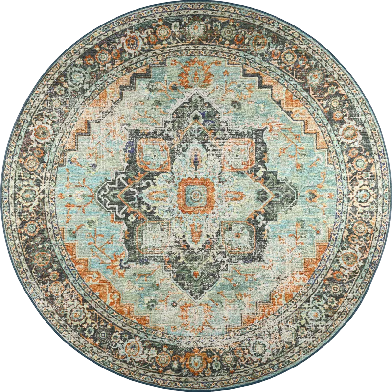 Caddoa Multi 8' Round Rug