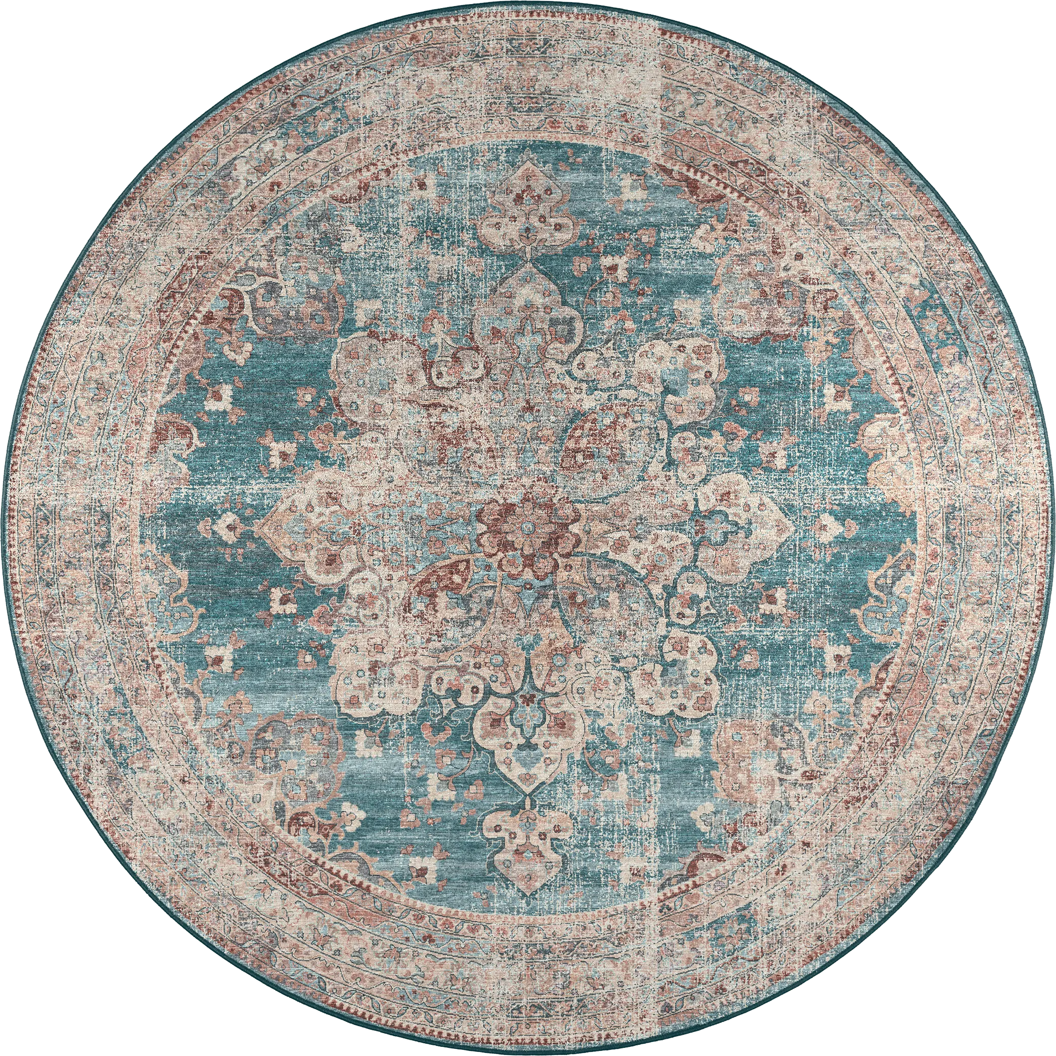 Doverfield Blue 8' Round Rug