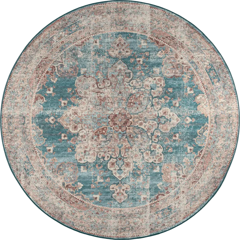Doverfield Blue 8' Round Rug