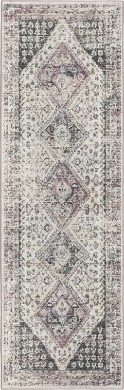 Malloroso Pearl/Multi 2' x 12' Rug