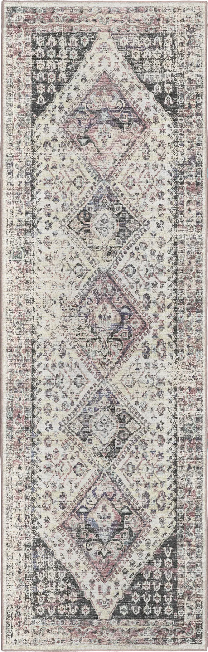 Malloroso Pearl/Multi 2' x 12' Rug