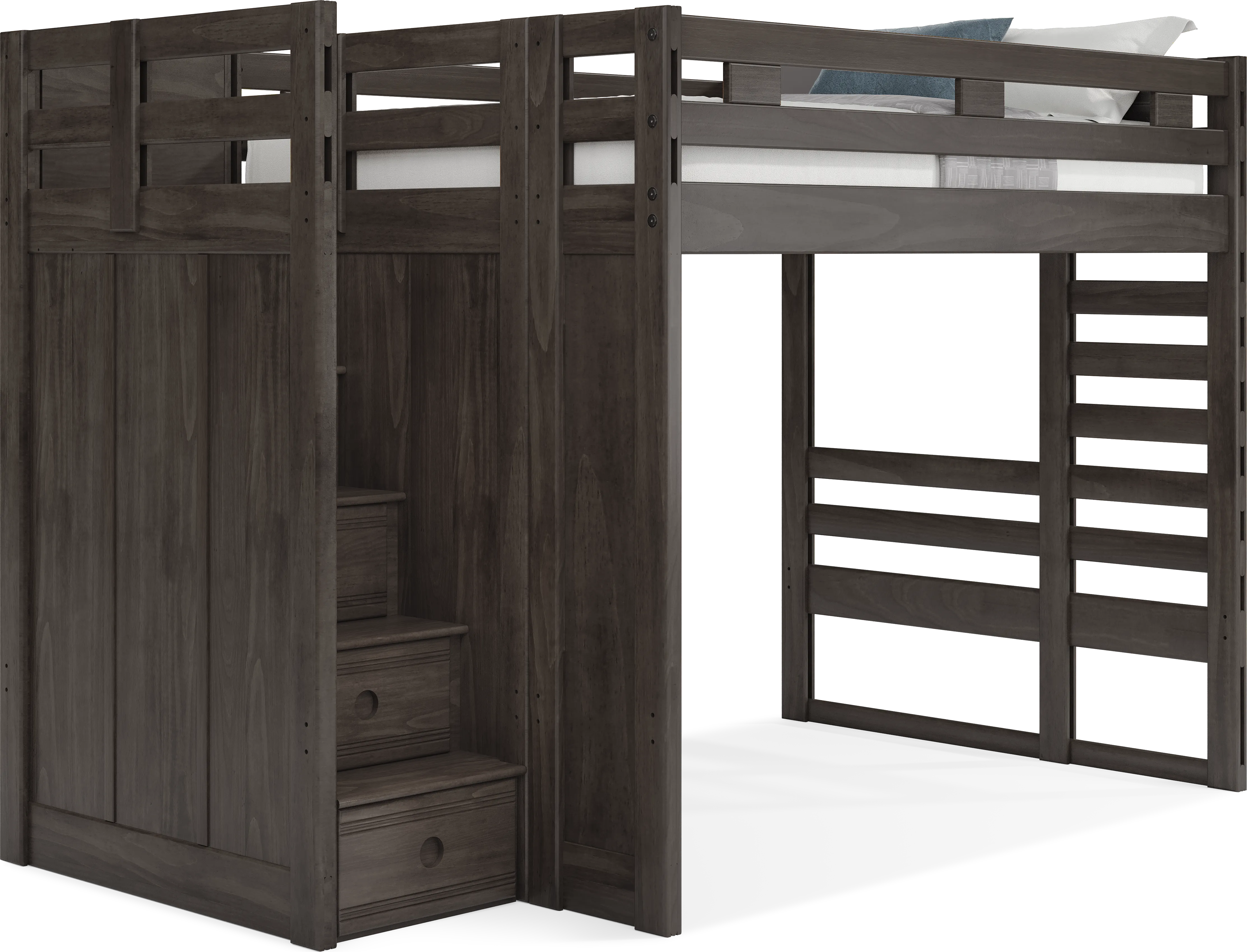 Kids Creekside 2.0 Charcoal Full Step Loft - Thumbnail - Image 1