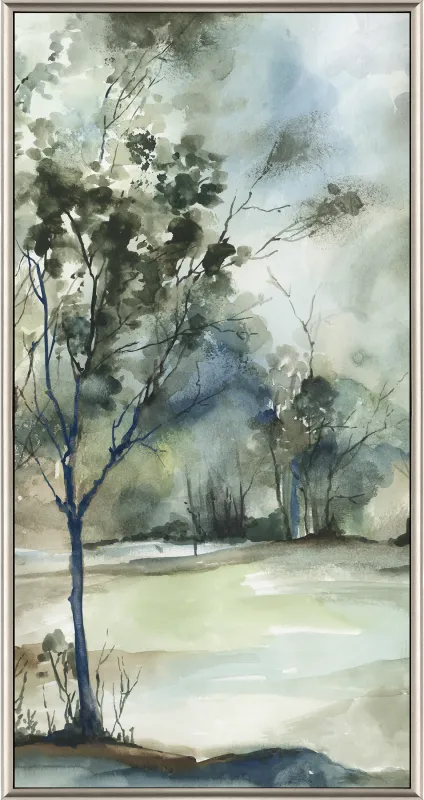 View Forest Grove I Gray Framed Artwork