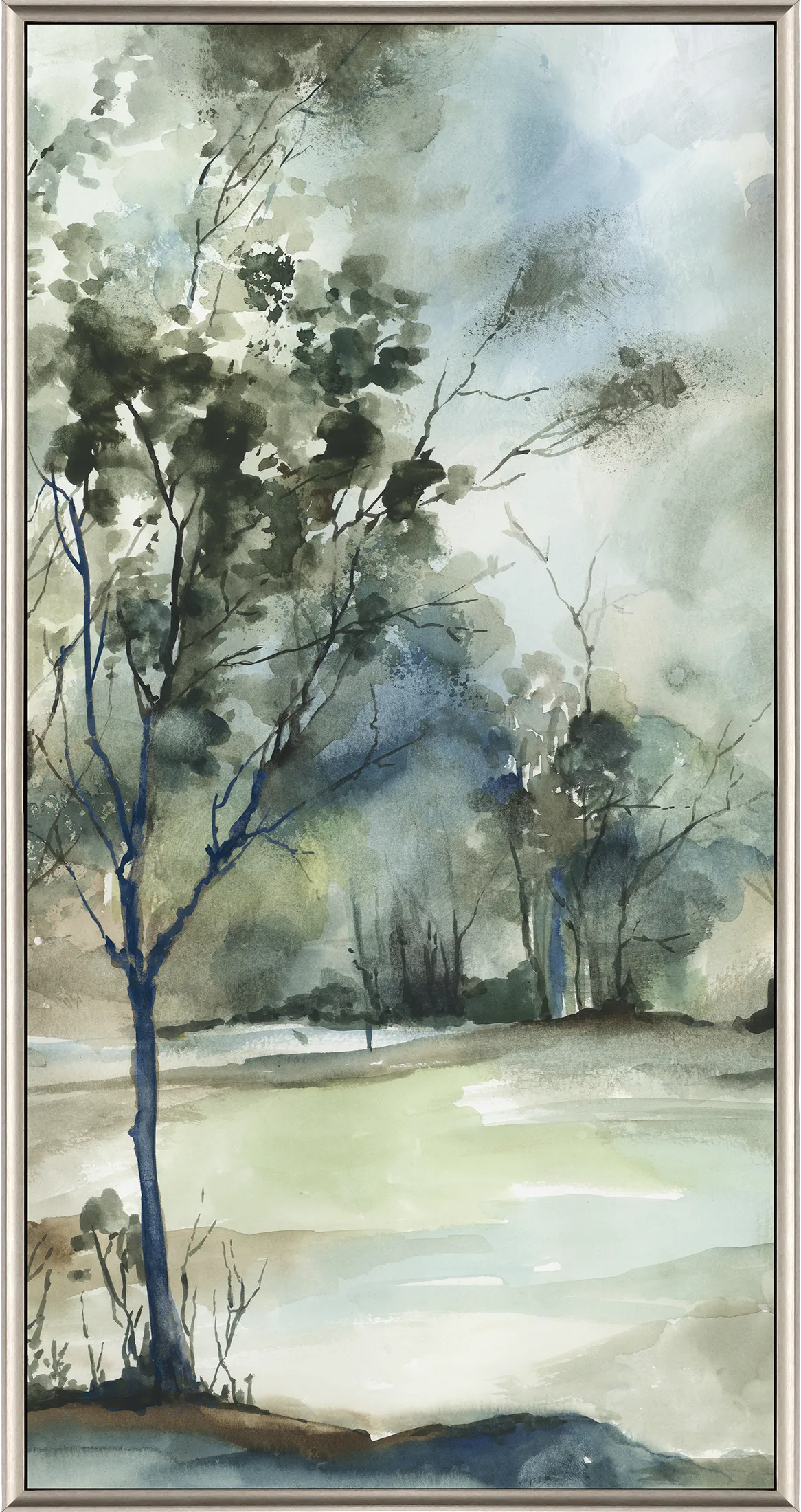 View Forest Grove I Gray Framed Artwork - Image 1