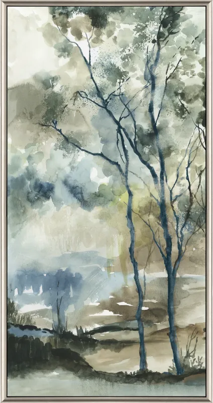 View Forest Grove II Gray Framed Artwork