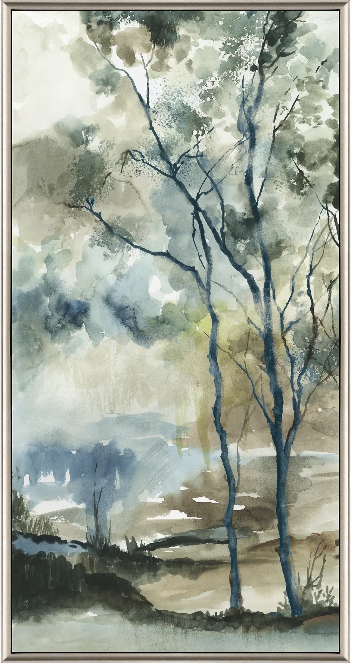 View Forest Grove II Gray Framed Artwork - Image 1