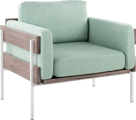 Clyburn III Green Accent Chair