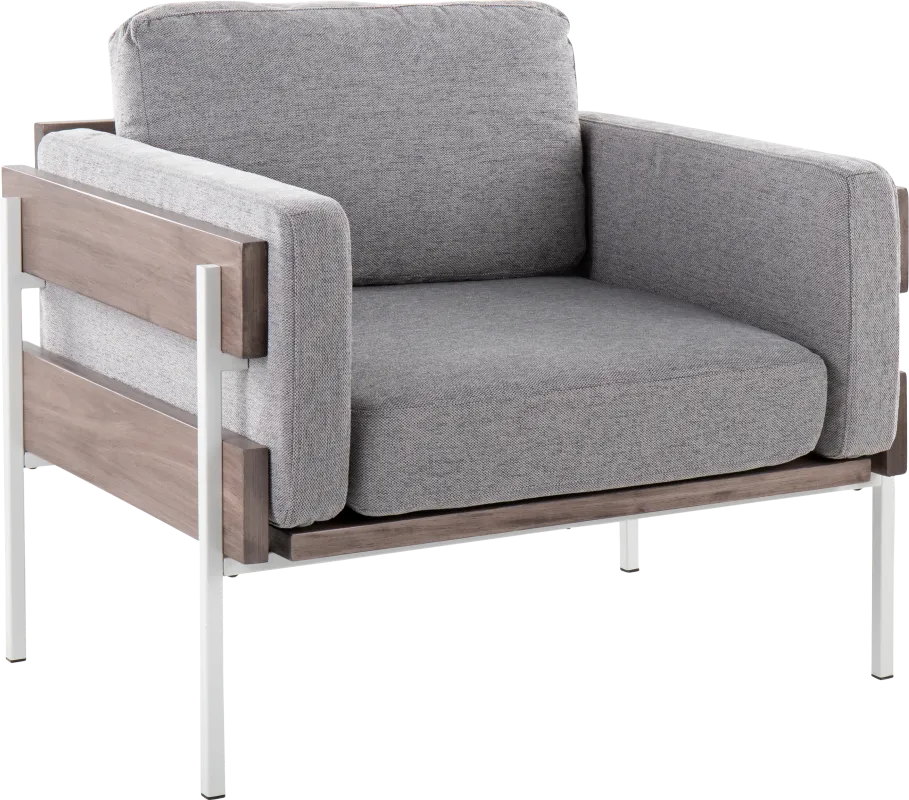 Clyburn III Gray Accent Chair