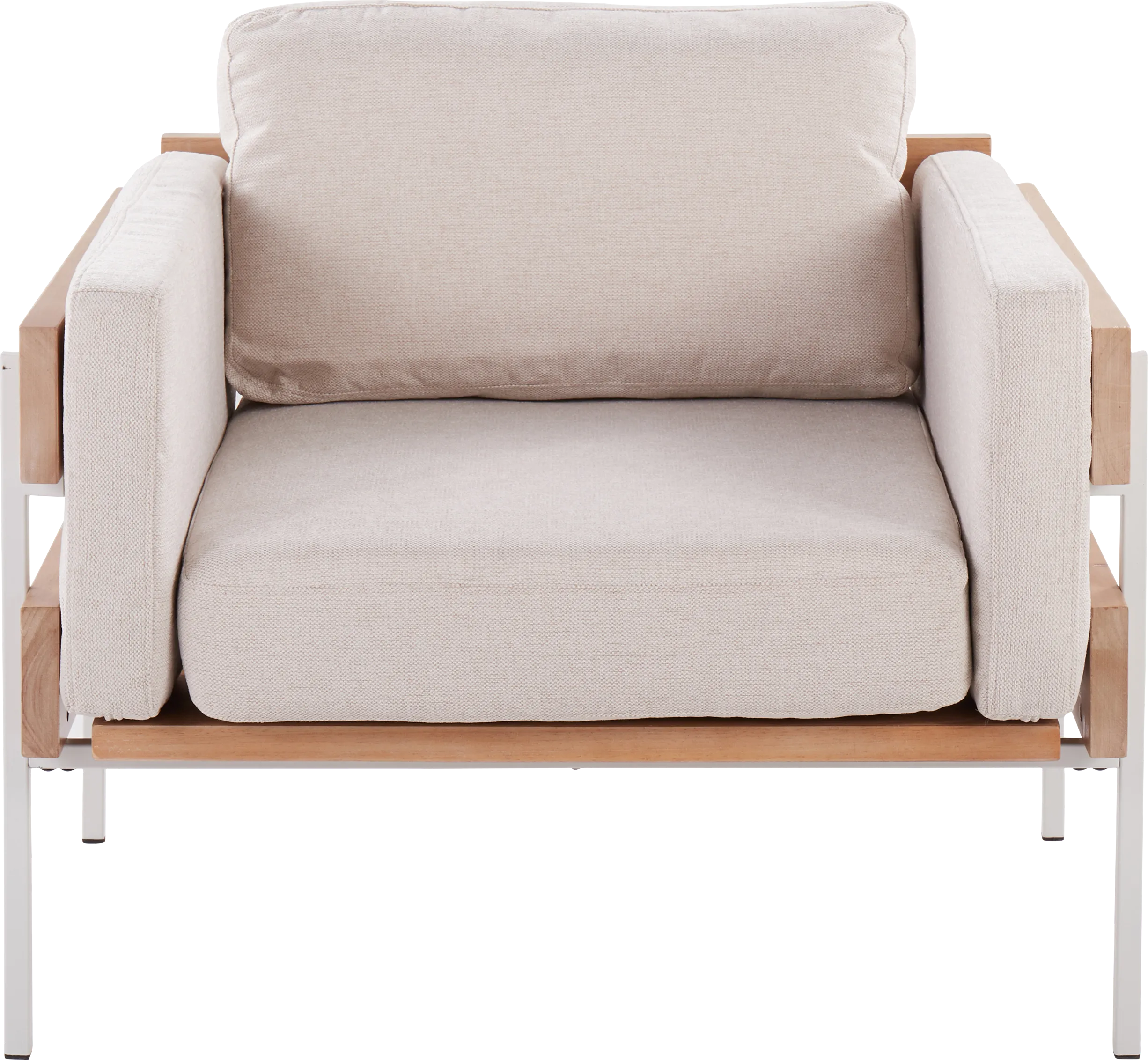 Clyburn Cream Accent Chair - Thumbnail - Image 1