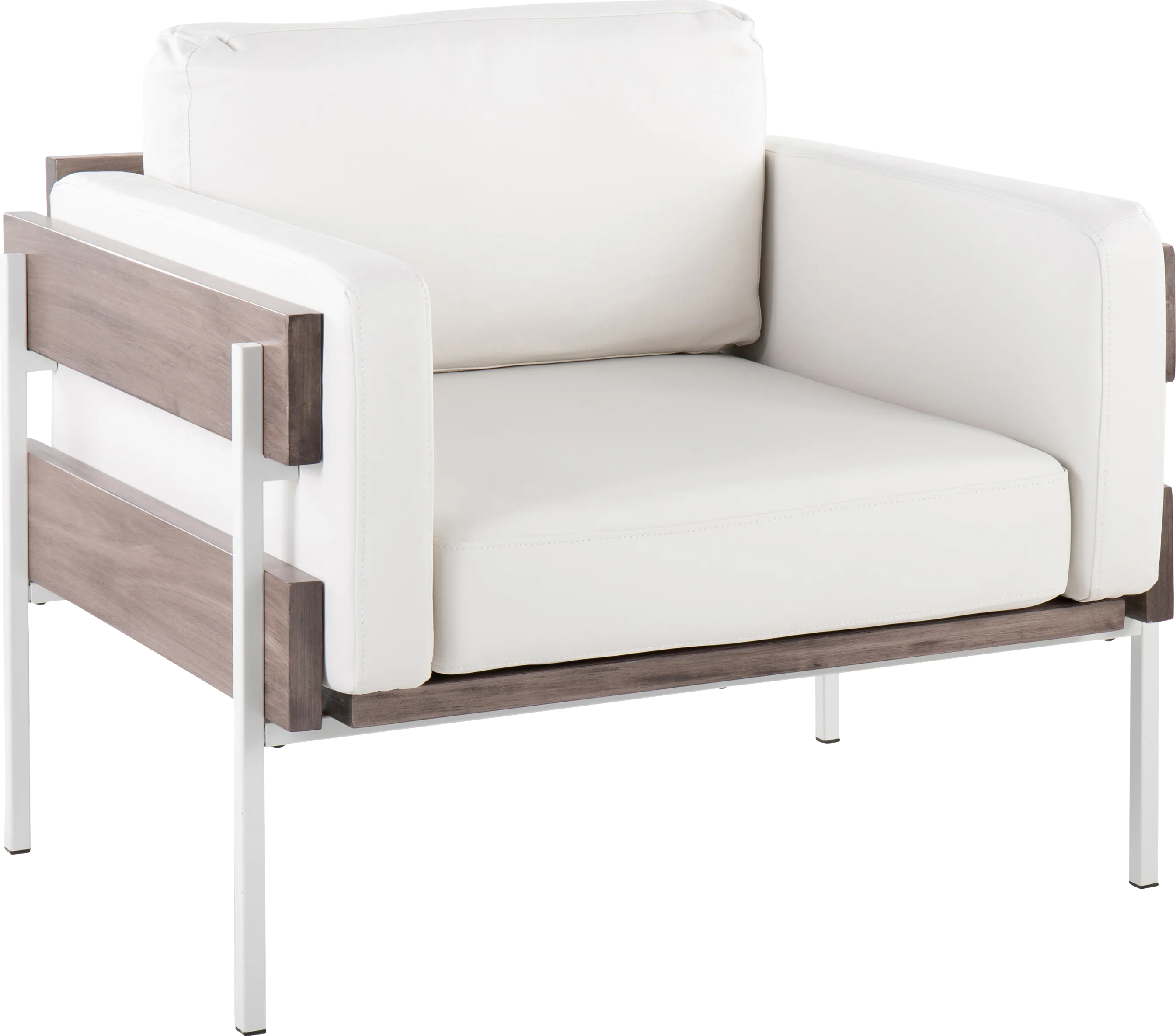Clyburn VI Gray Accent Chair - Thumbnail - Image 1