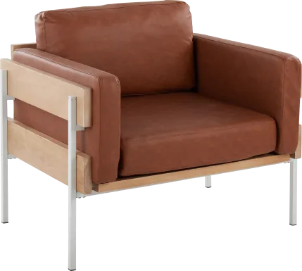 Clyburn Camel Accent Chair