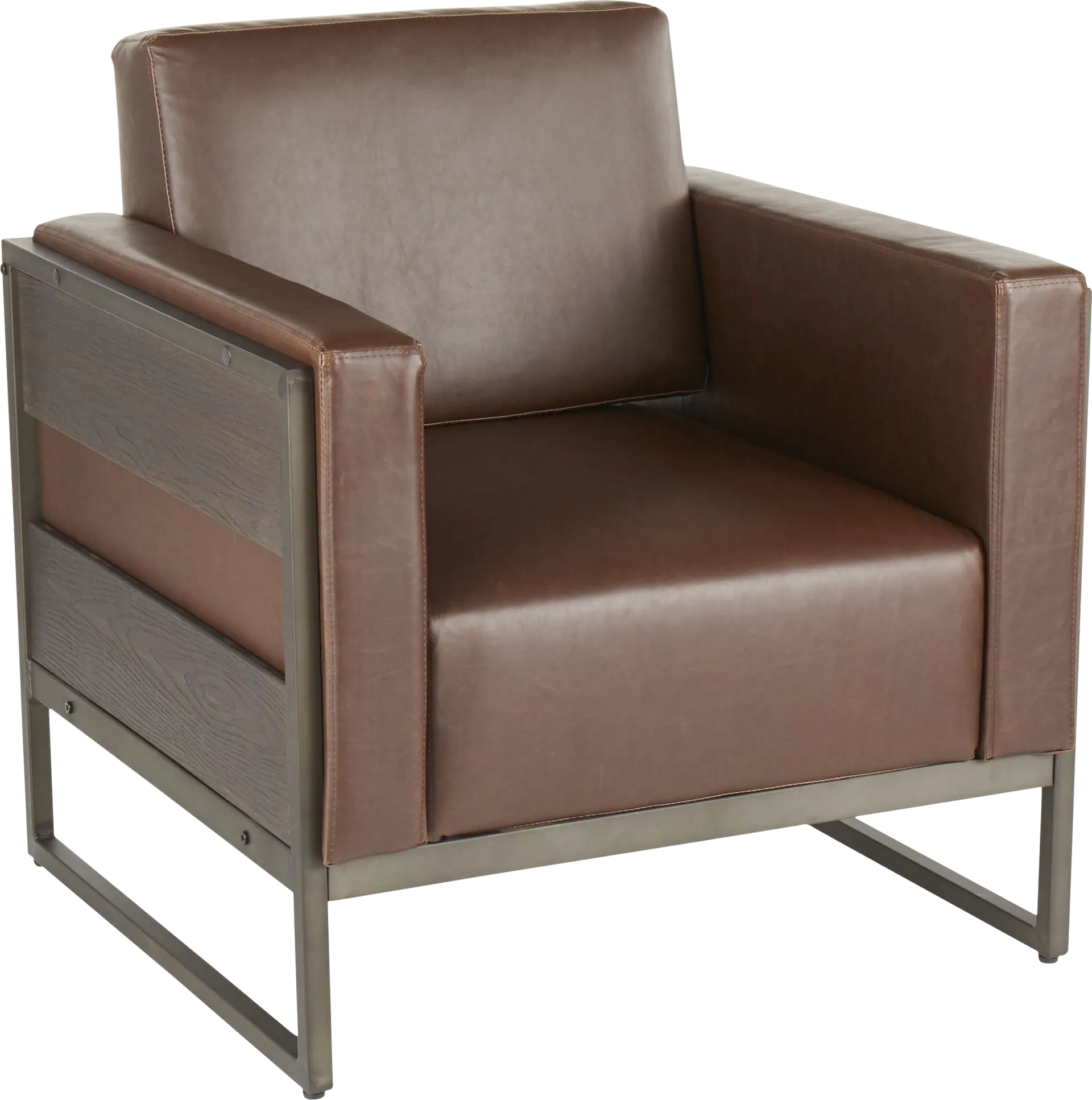 Mustique Brown Accent Chair - Image 1