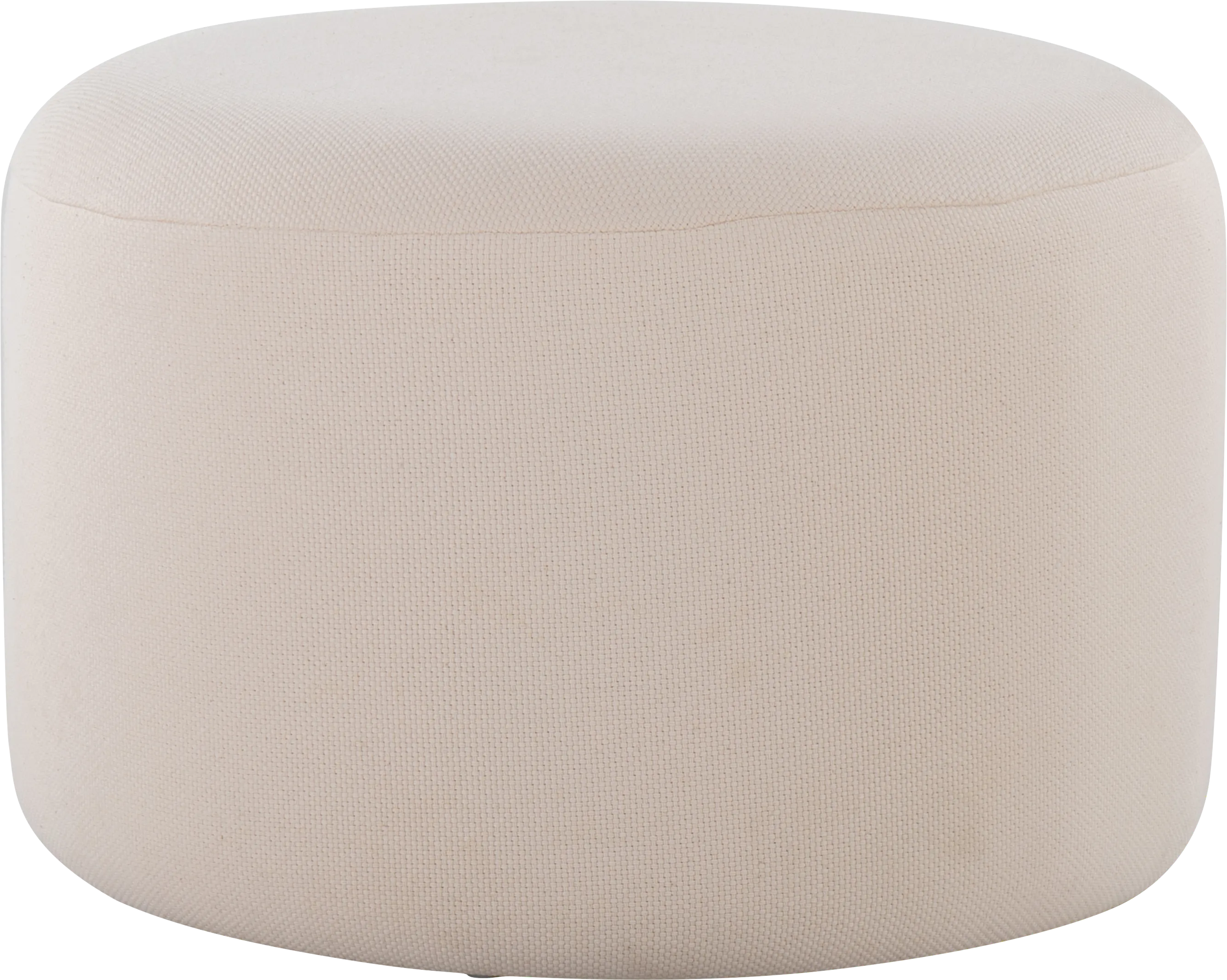 Johnette Beige Pouf