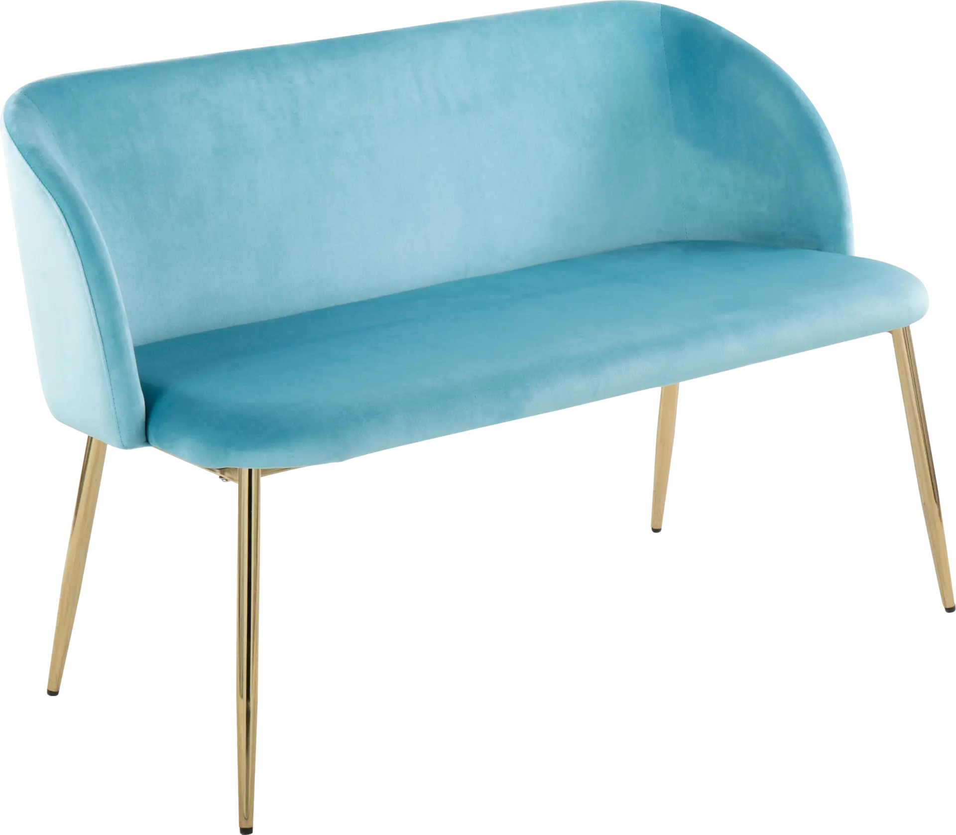 Fulham Blue Accent Bench