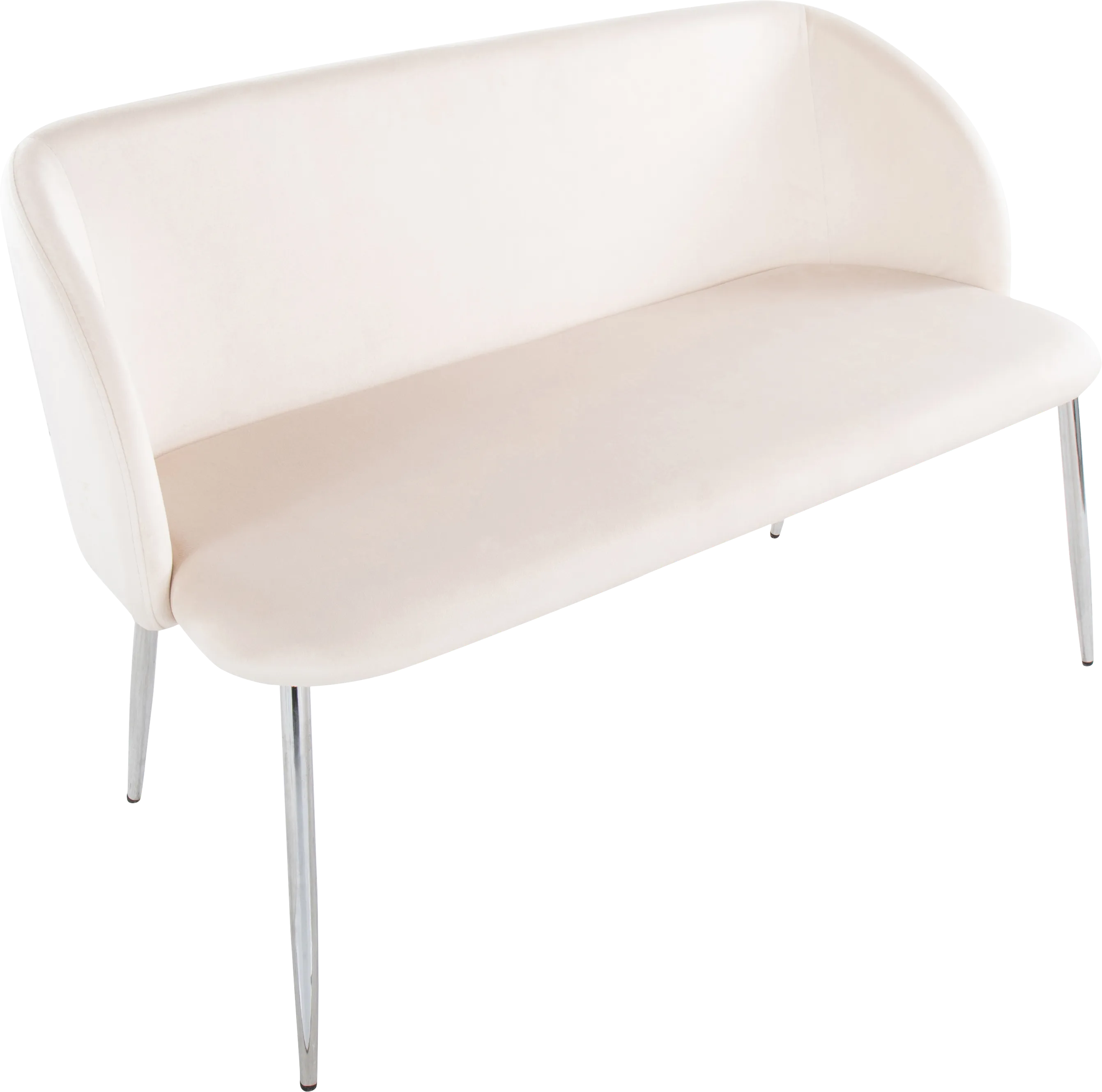 Fulham II Cream Accent Bench - Thumbnail - Image 1