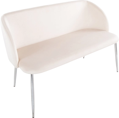 Fulham II Cream Accent Bench