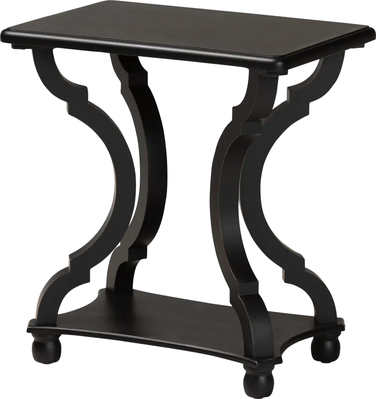 Grognet Black End Table