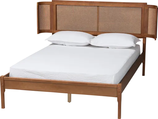 Mayme Brown Full Platform Bed