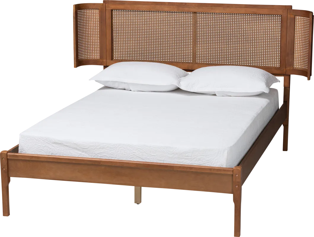 Mayme Brown Full Platform Bed