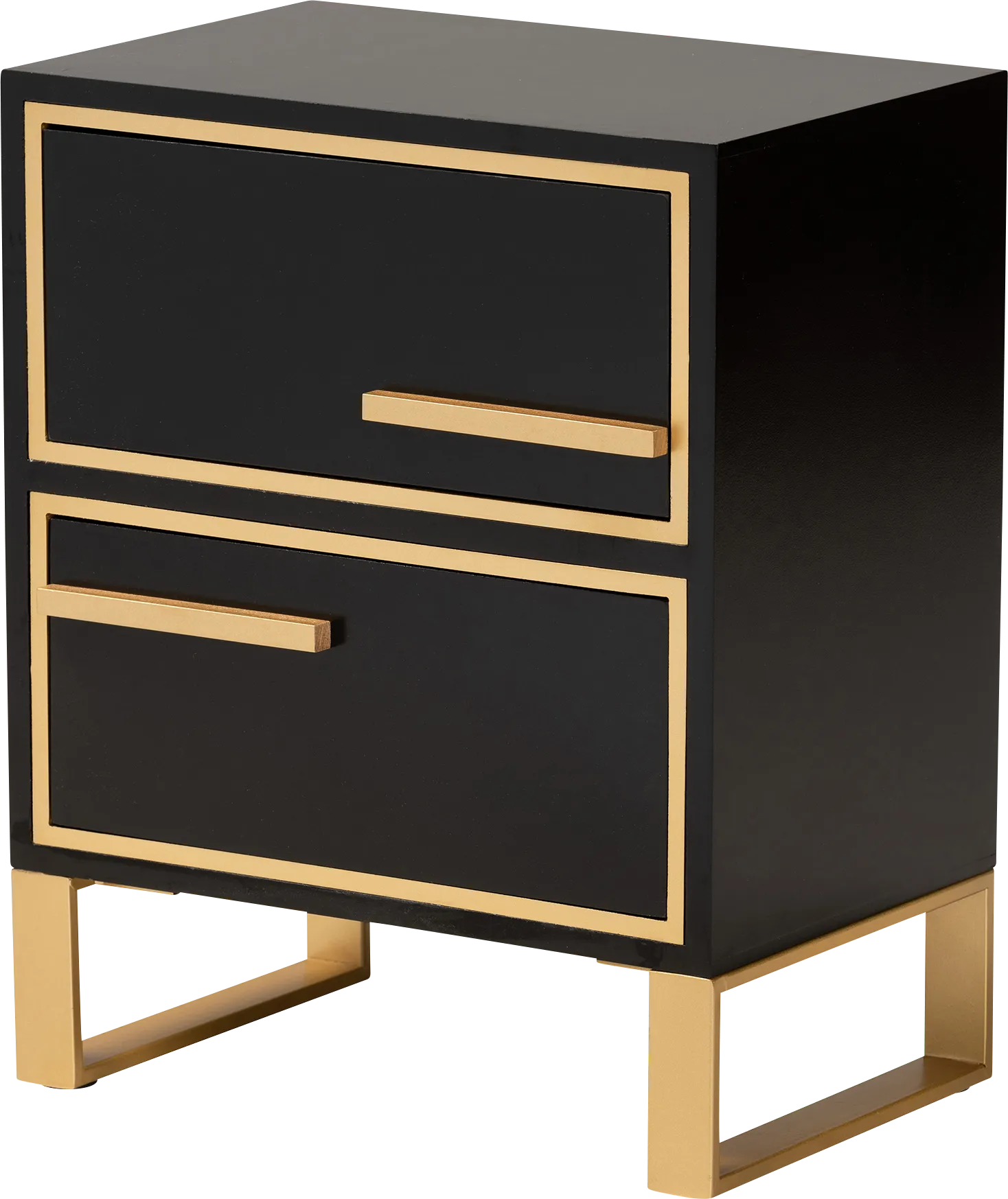 Anston Black Nightstand - Image 1
