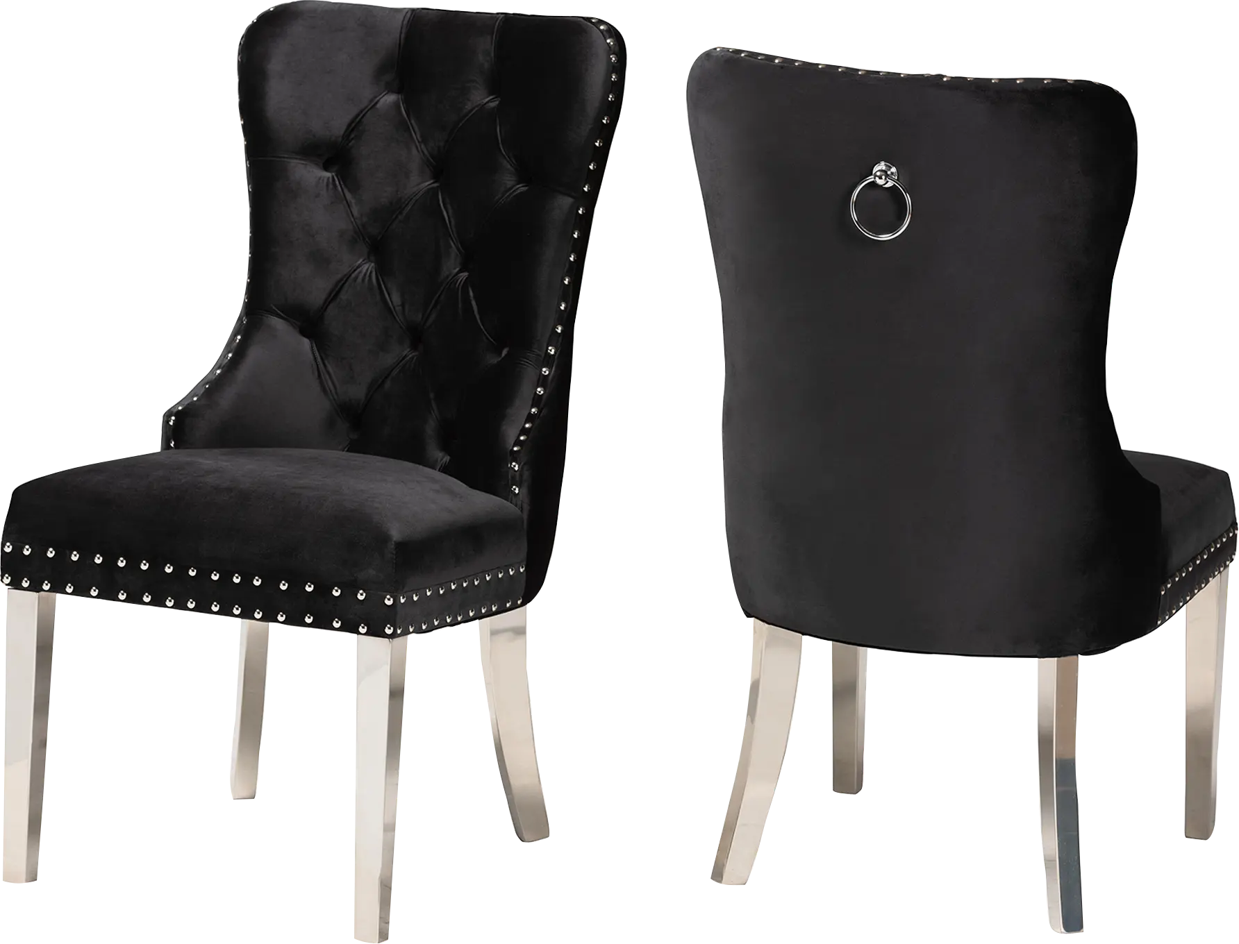 Corsten Black Side Chair, Set of 2