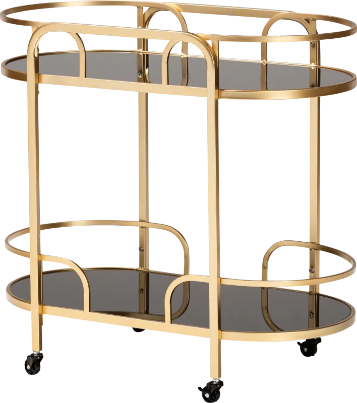 Alrose Gold Bar Cart