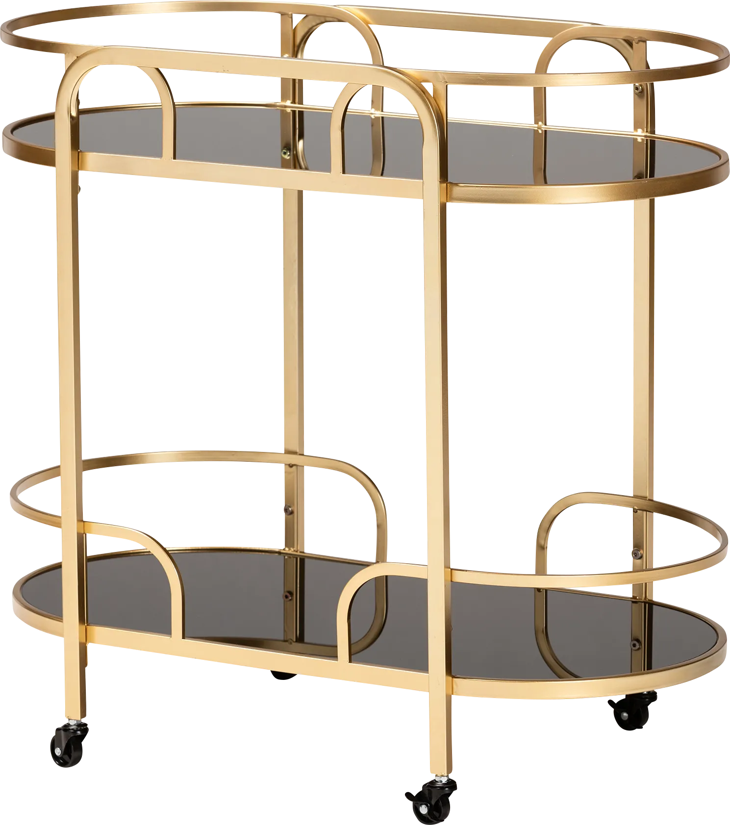 Alrose Gold Bar Cart - Image 1