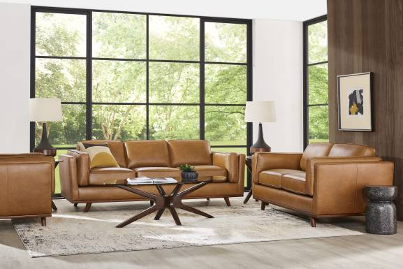 Duluth Caramel Leather Chair