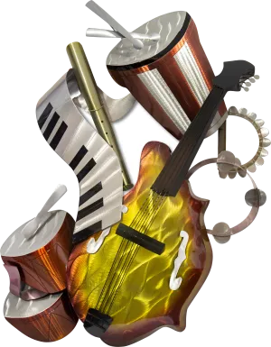 Tropical Tunes Multi Indoor/Outdoor Wall Art