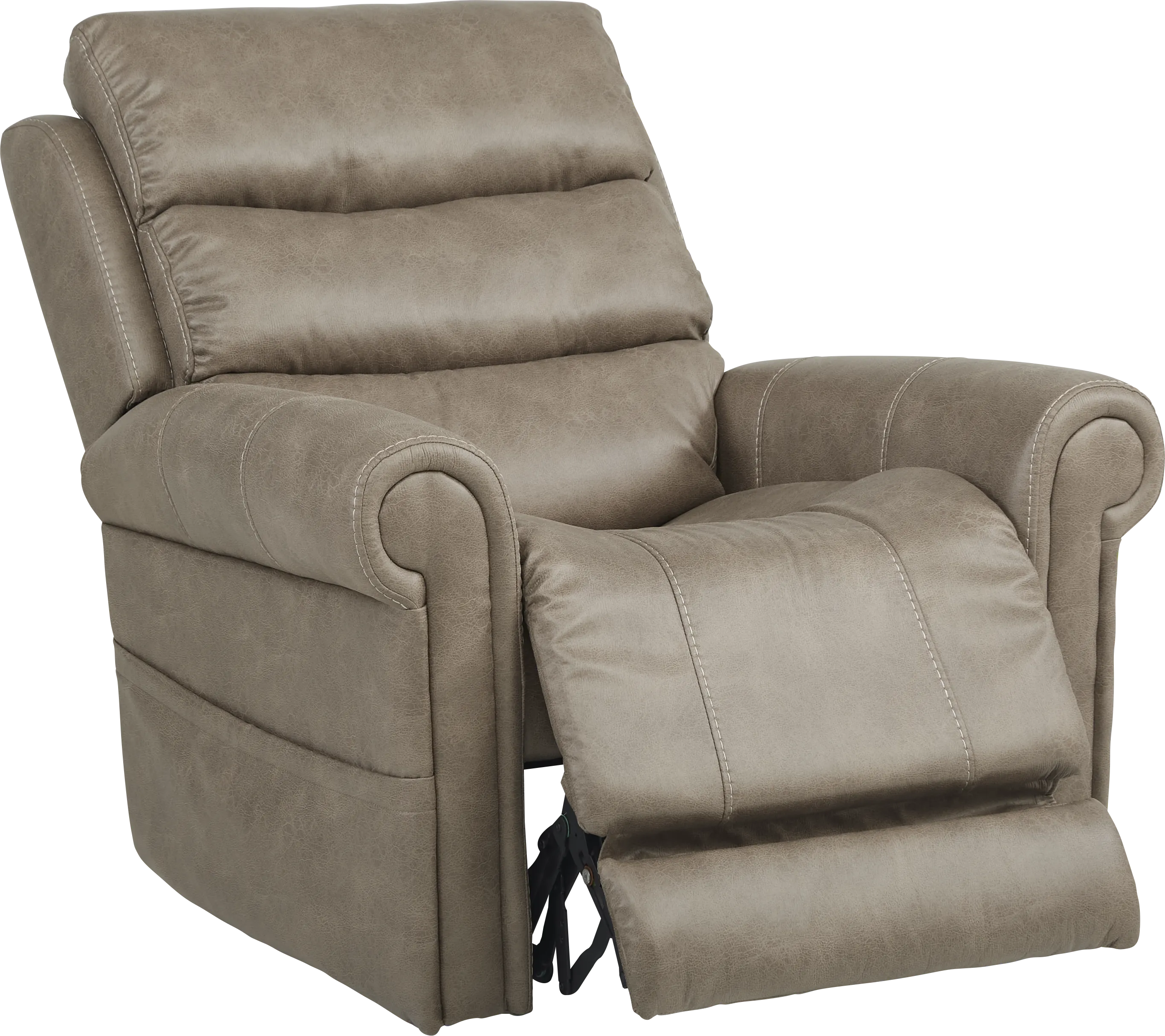 Colson Avenue Mushroom Triple Power Lift Recliner - Thumbnail - Image 1