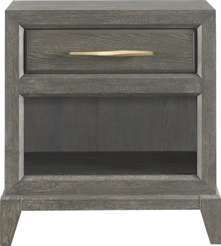 Kailey Park Charcoal Nightstand