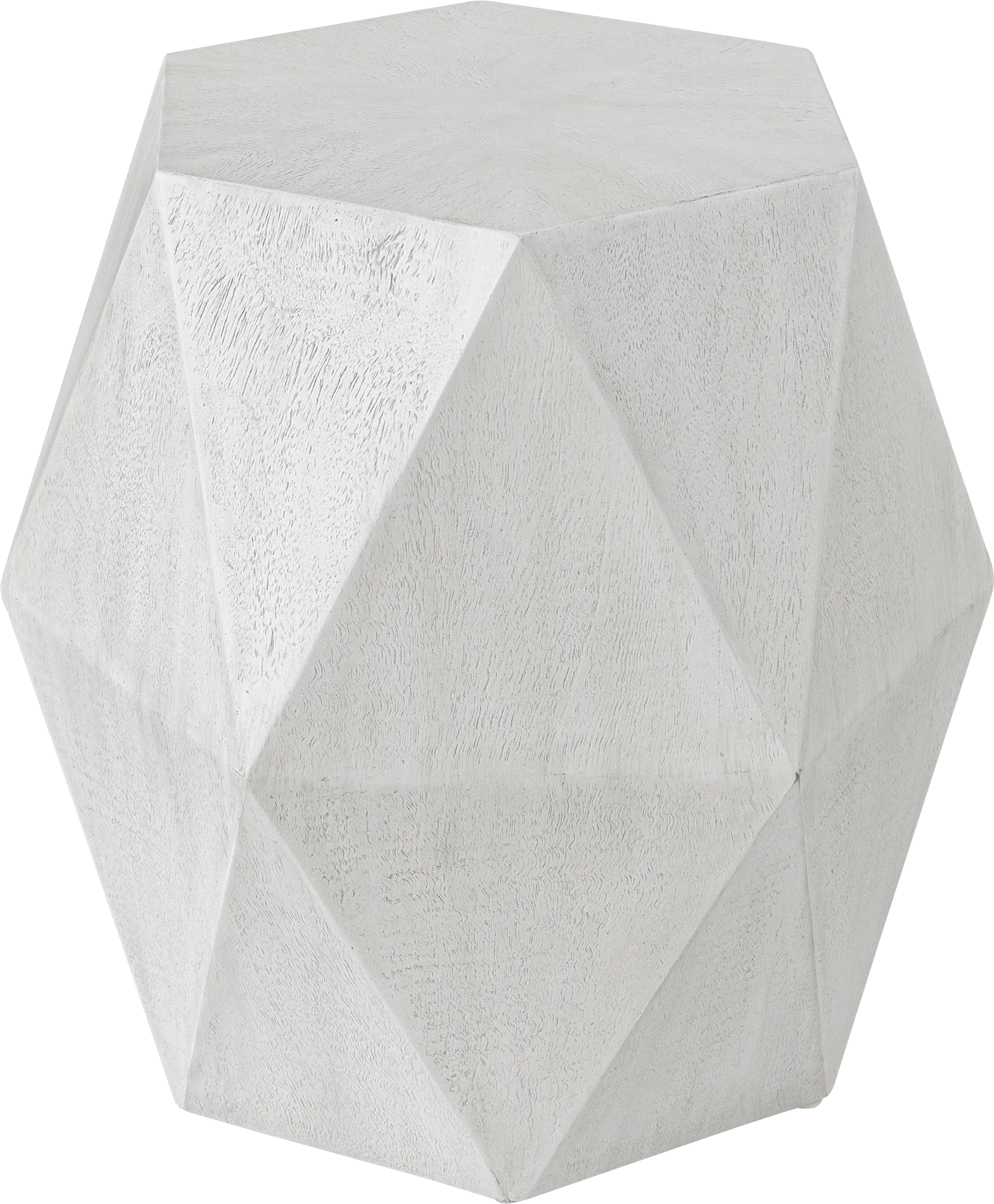 Dodt White Accent Table