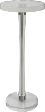 Erato Gray Accent Table