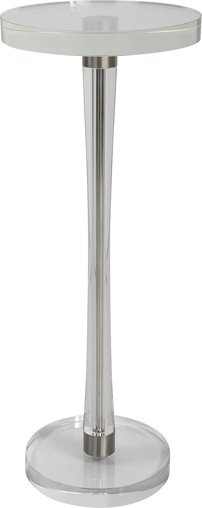 Erato Gray Accent Table - Image 1