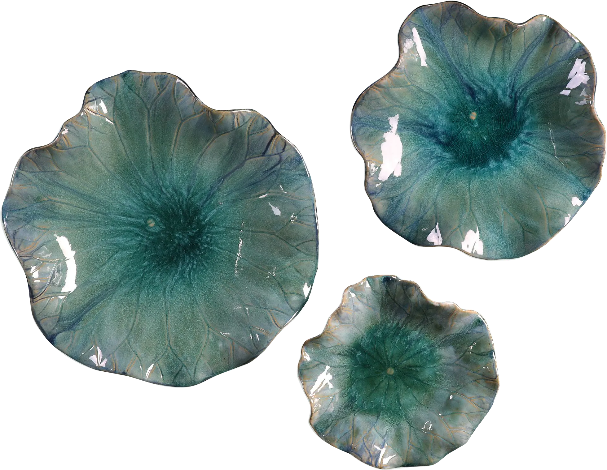 Cusic Green Wall Decor, Set of 3 - Thumbnail - Image 1